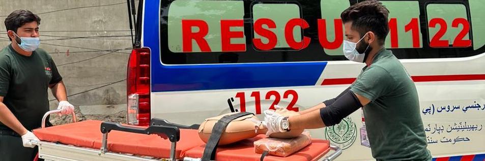 Rescue 1122 in action